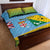 Personalised Malampa Fiji Day Quilt Bed Set 10 October Fijian Tapa Flag Style