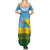 Personalised Malampa Fiji Day Summer Maxi Dress 10 October Fijian Tapa Flag Style