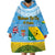 Personalised Malampa Fiji Day Wearable Blanket Hoodie 10 October Fijian Tapa Flag Style