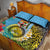 Vanuatu Malampa Fiji Day Quilt Bed Set Happy 10 October With Maps Tropical Flowers