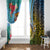 Vanuatu Malampa Fiji Day Window Curtain Happy 10 October With Maps Tropical Flowers