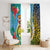 Vanuatu Malampa Fiji Day Window Curtain Happy 10 October With Maps Tropical Flowers