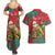 Personalised New Zealand Kakapo Christmas Couples Matching Summer Maxi Dress and Hawaiian Shirt Meri Kirihimete Silver Fern Mix Pohutukawa