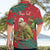 Personalised New Zealand Kakapo Christmas Hawaiian Shirt Meri Kirihimete Silver Fern Mix Pohutukawa