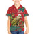 Personalised New Zealand Kakapo Christmas Kid Hawaiian Shirt Meri Kirihimete Silver Fern Mix Pohutukawa