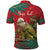 Personalised New Zealand Kakapo Christmas Polo Shirt Meri Kirihimete Silver Fern Mix Pohutukawa