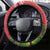 New Zealand Kakapo Christmas Steering Wheel Cover Meri Kirihimete Silver Fern Mix Pohutukawa