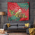 Personalised New Zealand Kakapo Christmas Tapestry Meri Kirihimete Silver Fern Mix Pohutukawa