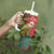 Personalised New Zealand Kakapo Christmas Tumbler With Handle Meri Kirihimete Silver Fern Mix Pohutukawa