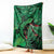 New Zealand Gecko Christmas Blanket Meri Kirihimete Paua Shell Mix Pohutukawa