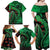 New Zealand Gecko Christmas Family Matching Off Shoulder Maxi Dress and Hawaiian Shirt Meri Kirihimete Paua Shell Mix Pohutukawa