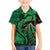 New Zealand Gecko Christmas Kid Hawaiian Shirt Meri Kirihimete Paua Shell Mix Pohutukawa