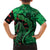 New Zealand Gecko Christmas Kid Hawaiian Shirt Meri Kirihimete Paua Shell Mix Pohutukawa