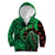 New Zealand Gecko Christmas Kid Hoodie Meri Kirihimete Paua Shell Mix Pohutukawa