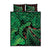 New Zealand Gecko Christmas Quilt Bed Set Meri Kirihimete Paua Shell Mix Pohutukawa