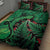 New Zealand Gecko Christmas Quilt Bed Set Meri Kirihimete Paua Shell Mix Pohutukawa