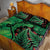 New Zealand Gecko Christmas Quilt Bed Set Meri Kirihimete Paua Shell Mix Pohutukawa