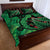 New Zealand Gecko Christmas Quilt Bed Set Meri Kirihimete Paua Shell Mix Pohutukawa