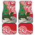 Personalised New Zealand Tuatara Christmas Car Mats Meri Kirihimete Aotearoa Maori Mix Pohutukawa