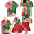 Personalised New Zealand Tuatara Christmas Family Matching Mermaid Dress and Hawaiian Shirt Meri Kirihimete Aotearoa Maori Mix Pohutukawa