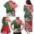 Personalised New Zealand Tuatara Christmas Family Matching Puletasi and Hawaiian Shirt Meri Kirihimete Aotearoa Maori Mix Pohutukawa