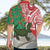 Personalised New Zealand Tuatara Christmas Hawaiian Shirt Meri Kirihimete Aotearoa Maori Mix Pohutukawa