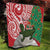 Personalised New Zealand Tuatara Christmas Quilt Meri Kirihimete Aotearoa Maori Mix Pohutukawa