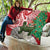 Personalised New Zealand Tuatara Christmas Quilt Meri Kirihimete Aotearoa Maori Mix Pohutukawa