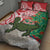 Personalised New Zealand Tuatara Christmas Quilt Bed Set Meri Kirihimete Aotearoa Maori Mix Pohutukawa