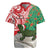 Personalised New Zealand Tuatara Christmas Rugby Jersey Meri Kirihimete Aotearoa Maori Mix Pohutukawa