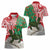 Personalised New Zealand Tuatara Christmas Women Polo Shirt Meri Kirihimete Aotearoa Maori Mix Pohutukawa