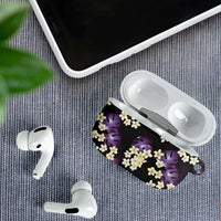 Purple Tropical Hawaii AirPods Case Seamless Monstera Plumeria Hawaiian Pattern LT14 - Polynesian Pride
