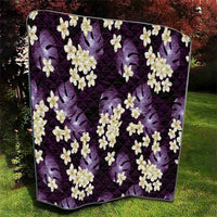 Purple Tropical Hawaii Quilt Seamless Monstera Plumeria Hawaiian Pattern LT14 - Polynesian Pride