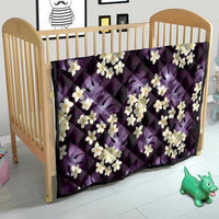 Purple Tropical Hawaii Quilt Seamless Monstera Plumeria Hawaiian Pattern LT14 - Polynesian Pride