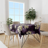 Purple Tropical Hawaii Tablecloth Seamless Monstera Plumeria Hawaiian Pattern LT14 - Polynesian Pride
