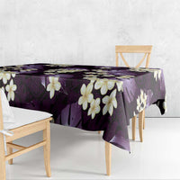 Purple Tropical Hawaii Tablecloth Seamless Monstera Plumeria Hawaiian Pattern LT14 - Polynesian Pride