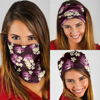 Pink Tropical Hawaii Neck Gaiter Seamless Monstera Plumeria Hawaiian Pattern LT14 - Polynesian Pride