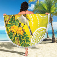 Hawaii Palila Mamane Beach Blanket Hawaiian Honeycreeper With Native Flower