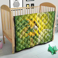 Hawaii Palila Mamane Quilt Hawaiian Honeycreeper With Native Flower