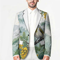 Aloha Hawaii Palila Mamane Watercolor Blazer LT14 - Polynesian Pride