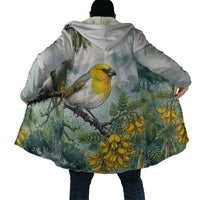 Aloha Hawaii Palila Mamane Watercolor Cloak LT14 - Polynesian Pride
