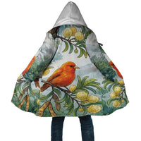 Aloha Hawaii Akepa Koa Tree Watercolor Cloak