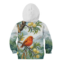 Aloha Hawaii Akepa Koa Tree Watercolor Kid Hoodie LT14 - Polynesian Pride