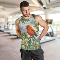 Aloha Hawaii Akepa Koa Tree Watercolor Men Tank Top LT14 Watercolor - Polynesian Pride