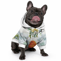 Aloha Hawaii Akepa Koa Tree Watercolor Pet Hoodie LT14 - Polynesian Pride