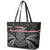 Aotearoa Toitu Te Tiriti Leather Tote Bag Stand Together! Stand Stronger! - NZ Tiki