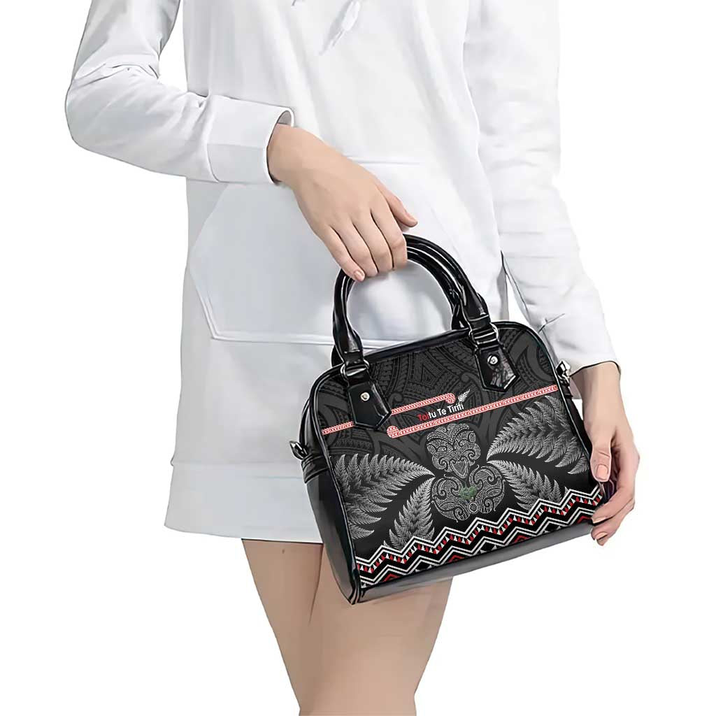 Aotearoa Toitu Te Tiriti Shoulder Handbag Stand Together! Stand Stronger! - NZ Tiki LT14 - Polynesian Pride