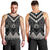 Black Taniko Aotearoa Men Tank Top Niho Taniwha Mix Poutama