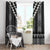 Black Taniko Aotearoa Window Curtain Niho Taniwha Mix Poutama LT14