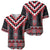 Red Taniko Aotearoa Baseball Jersey Niho Taniwha Mix Poutama LT14